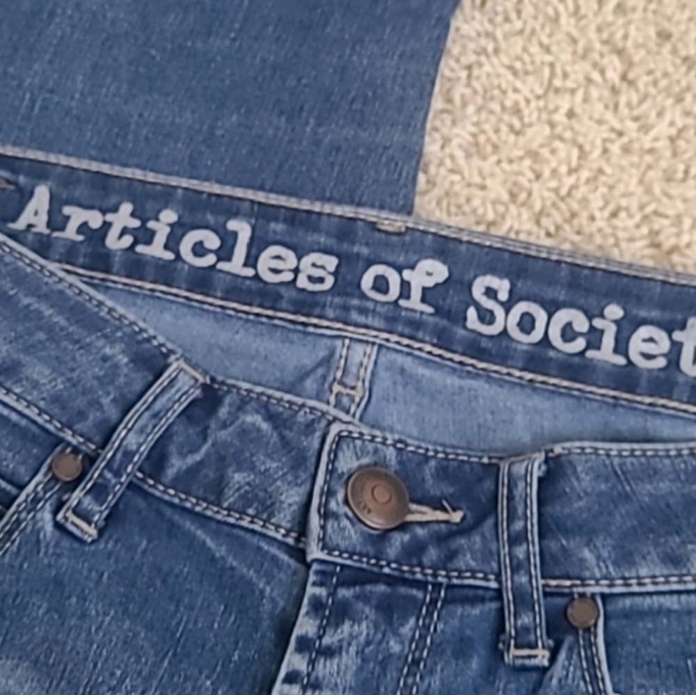Articles of Society Skinny Denim Jeans 28 in Mya Light Blue Wash - Picture 8 of 10